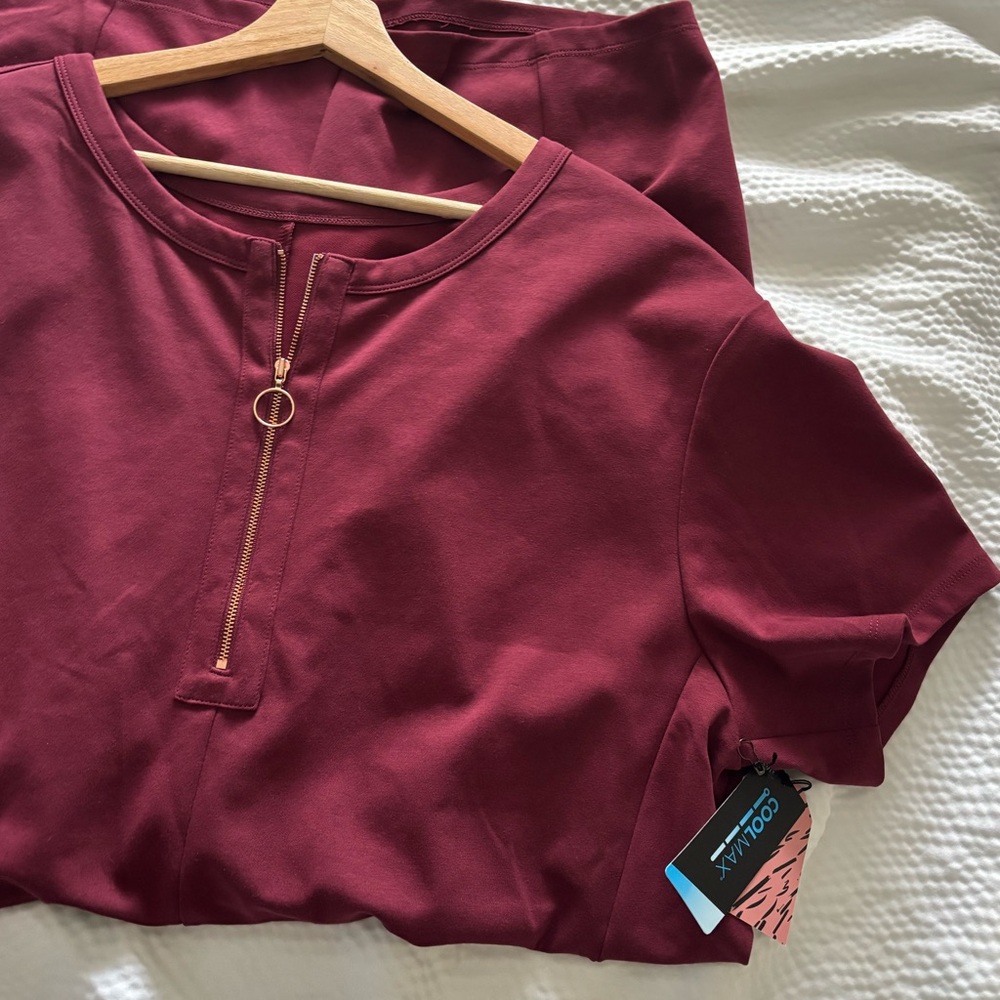 See Rose Go Burgundy Fabric Capsule Luxe Go-To Dress